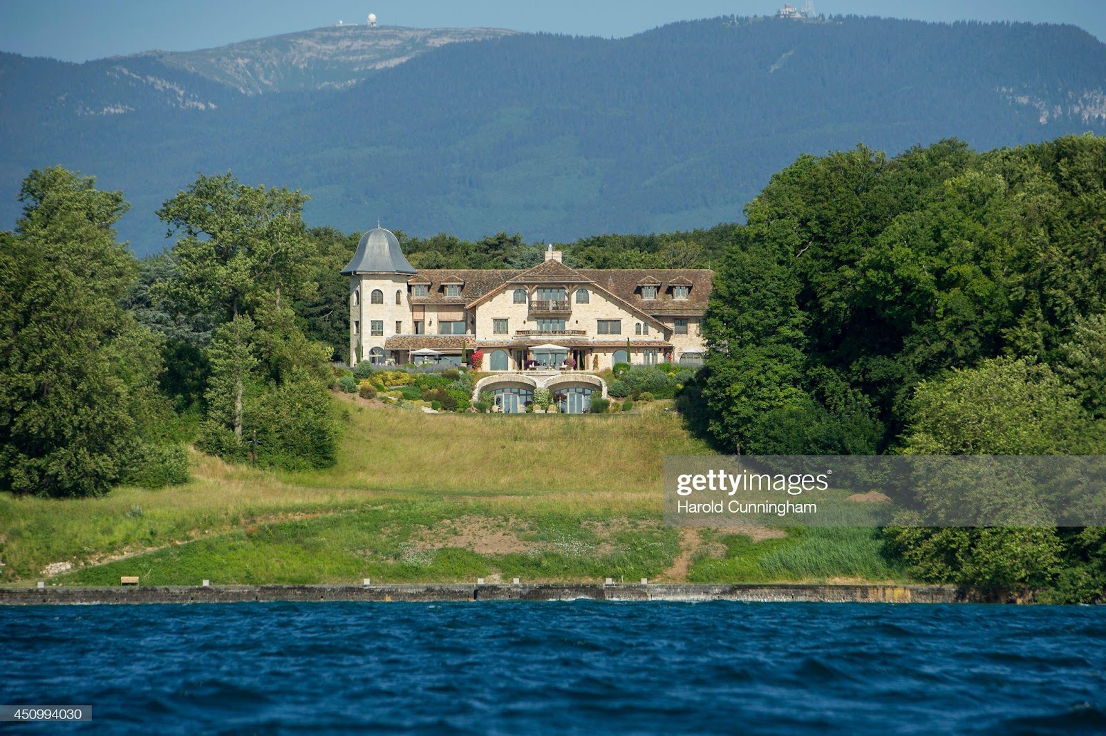 The 'Villa La Reserve', house of Formula One Champion Michael Schumacher, pictured on June 21, 2014 in Gland, Switzerland.