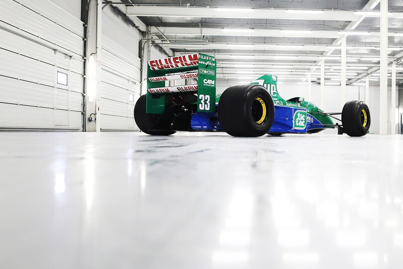 Michael Schumacher's Benetton.