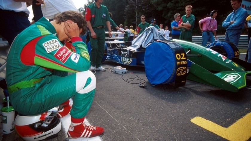 Michael Schumacher at Benetton.