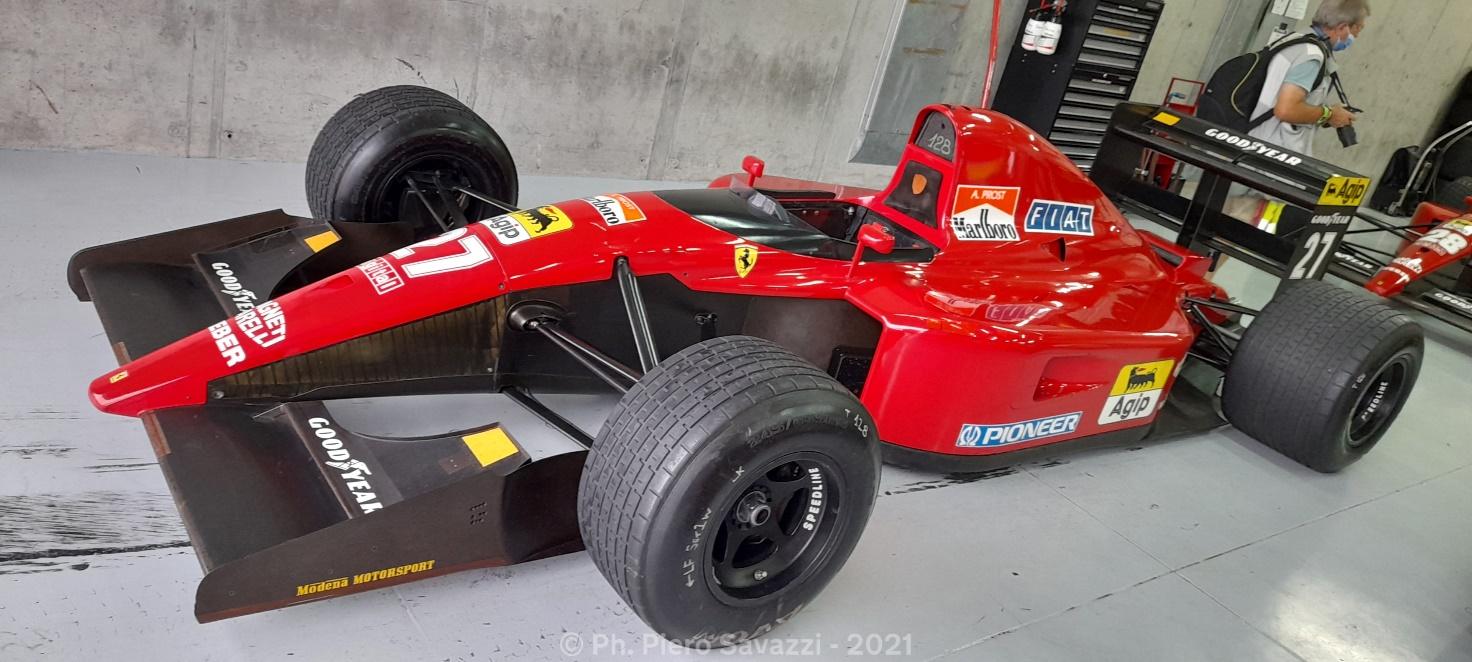 Alain Prost's n. 27 Ferrari F1.