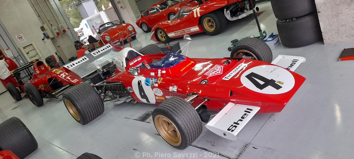 A red vintage F1.