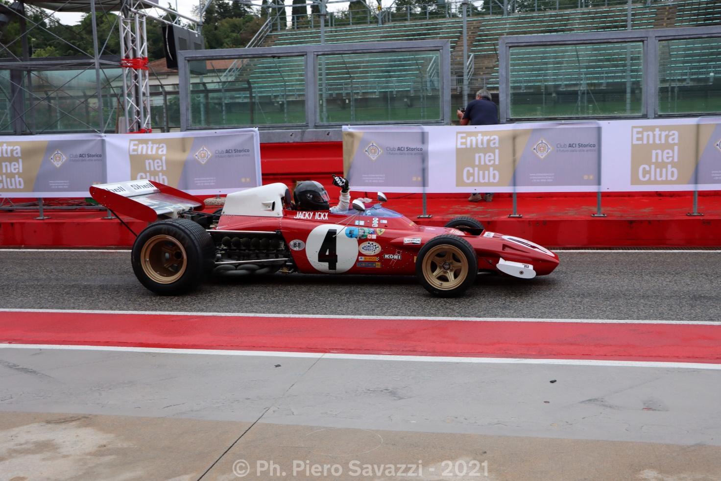 Jacky Ickx's Ferrari F1 car.