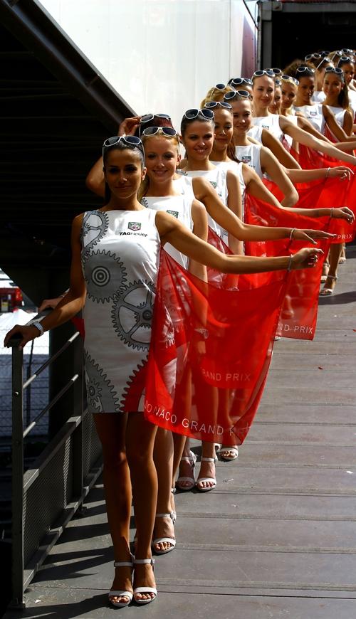 Grid girls at Monaco GP.