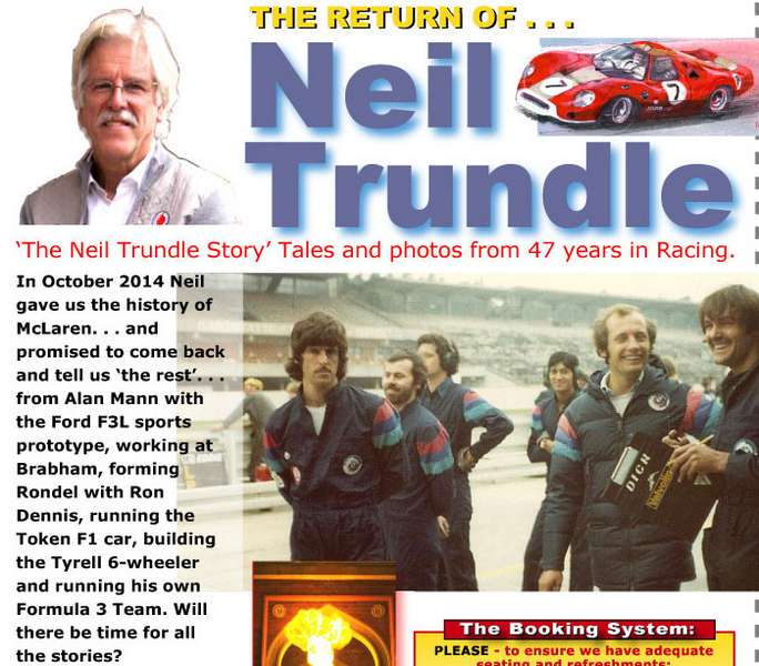 A poster of Neil Trundle.