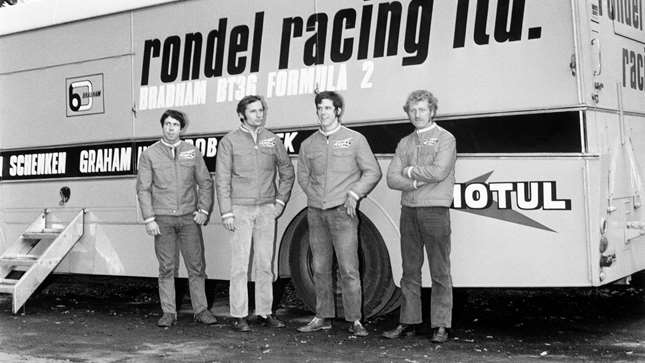 F2 1971, Rondel Racing. Clive Walton, Ron Dennis, Neil Trundle and Preston Anderson. 