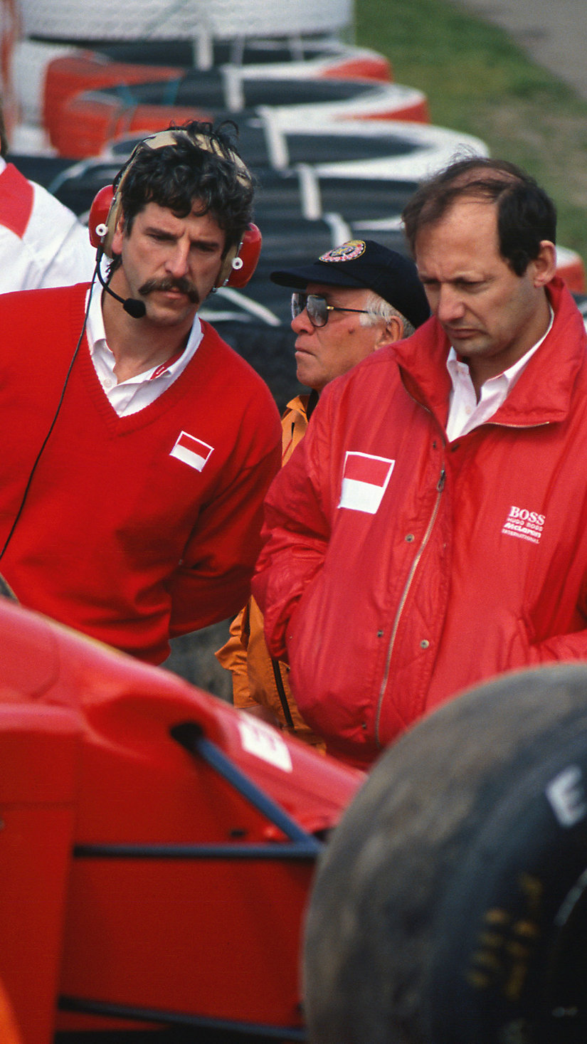 Neil Trundle with Ron Dennis.