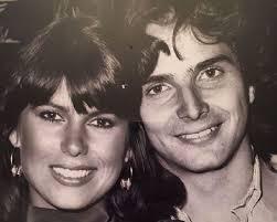 Nelson Piquet and his former Dutch wife Sylvia Tamsma.