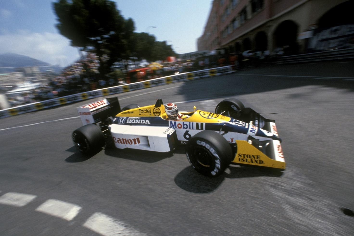 Nelson Piquet at the 1987 Monaco Grand Prix.