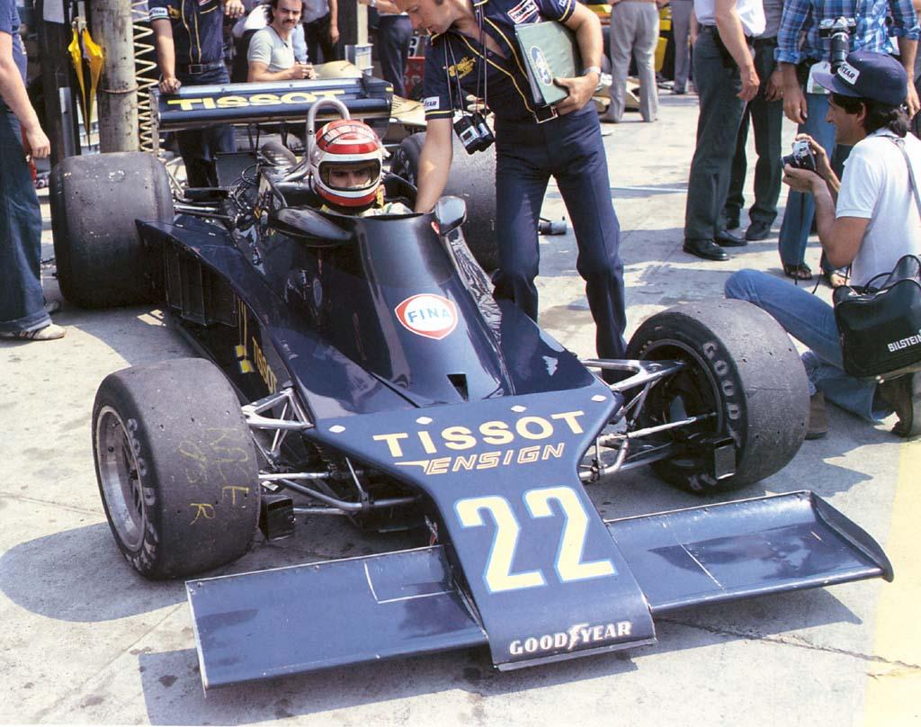 Piquet rented a car from the Ensign team and made his first race in Formula 1 on July 30, 1978, at the Hockenheim circuit in Germany.