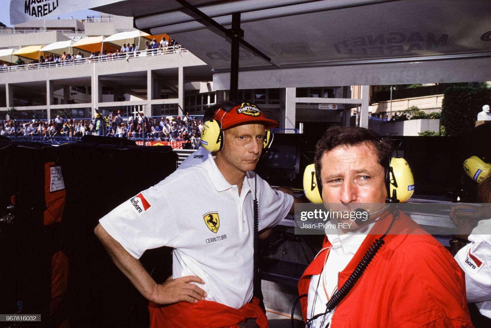 Picture of Niki Lauda and Jean Todt