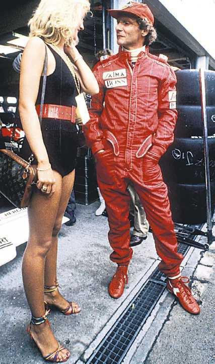 Picture of Niki Lauda with a woman