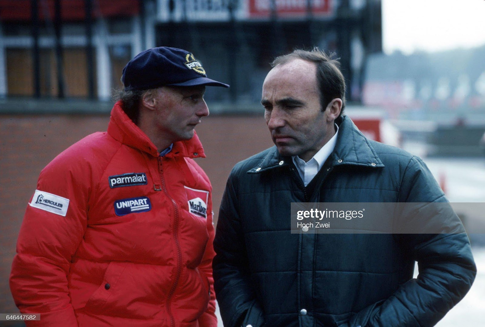 Picture of Niki Lauda and Frank Williams