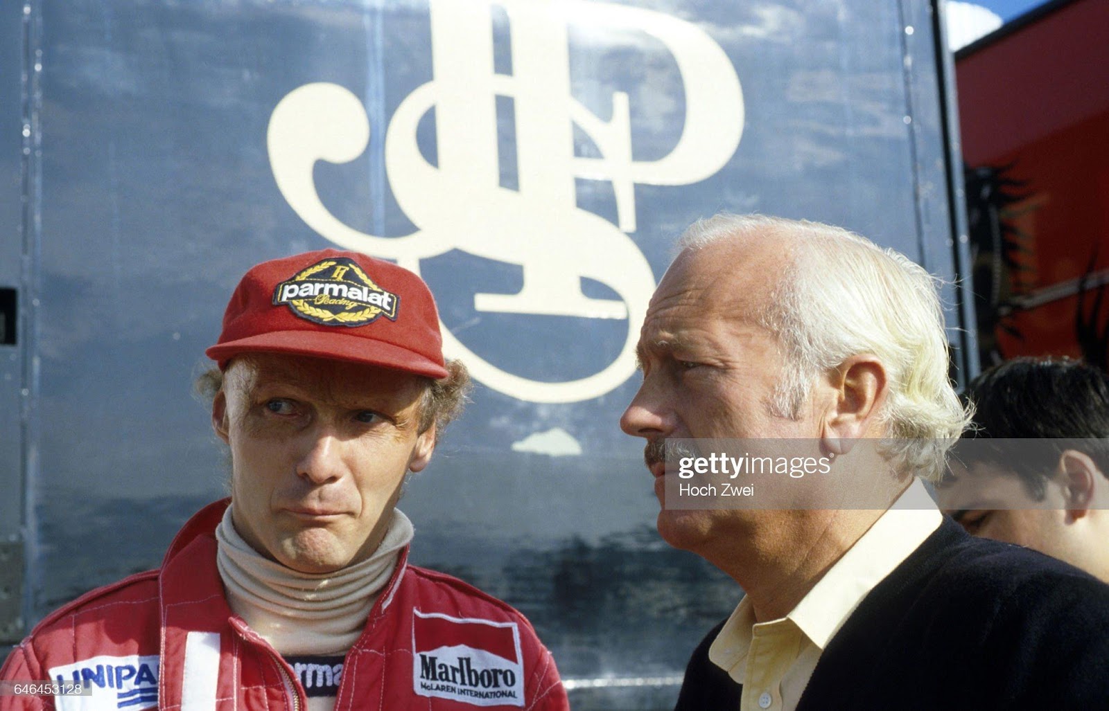 Picture of Niki Lauda and Colin Chapman