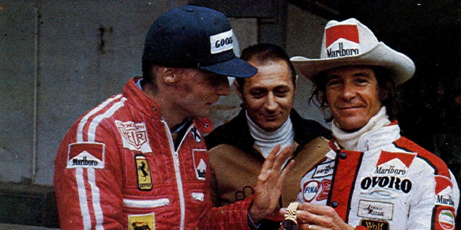 Picture of Niki Lauda and Arturo Merzario