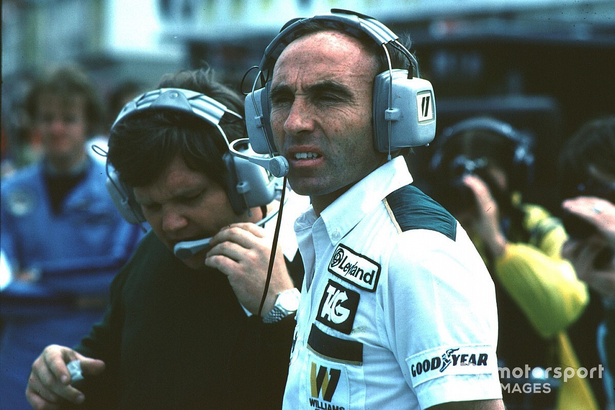 Patrick Head and Frank Williams at British Grand Prix in 1980.