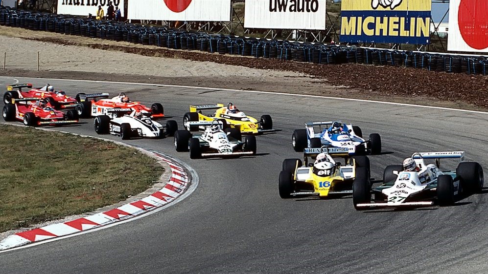 Alan Jones en route to the 1980 drivers' title.