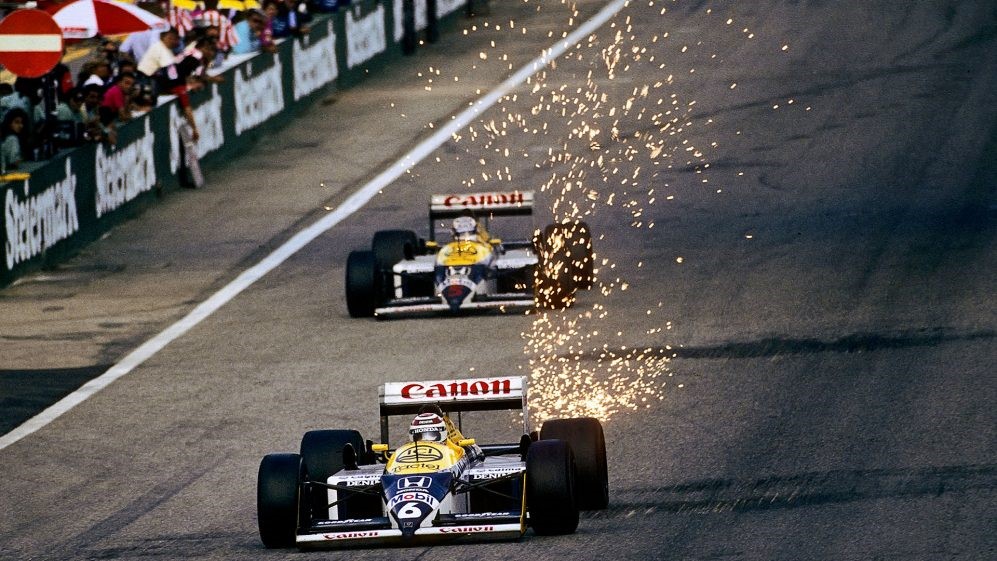 Williams made hay with Honda in 1987.