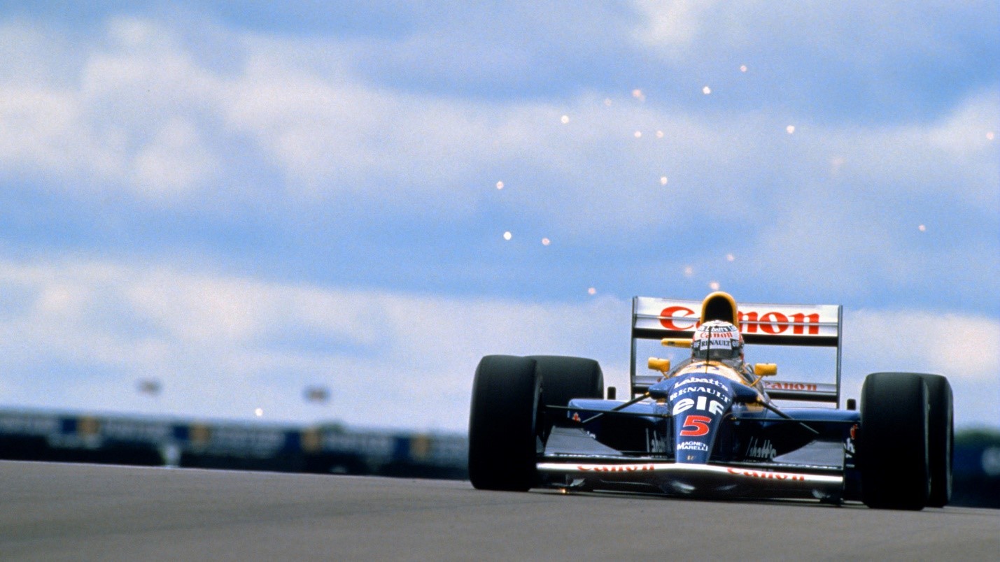 Unstoppable: Mansell and the FW14B. 