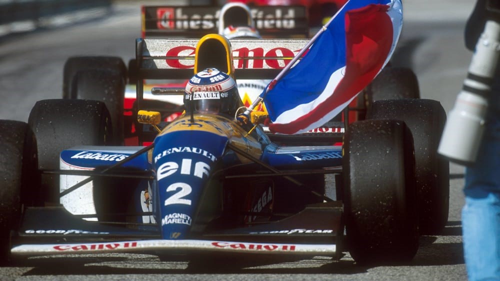 Alain Prost, Williams FW15, in 1993.