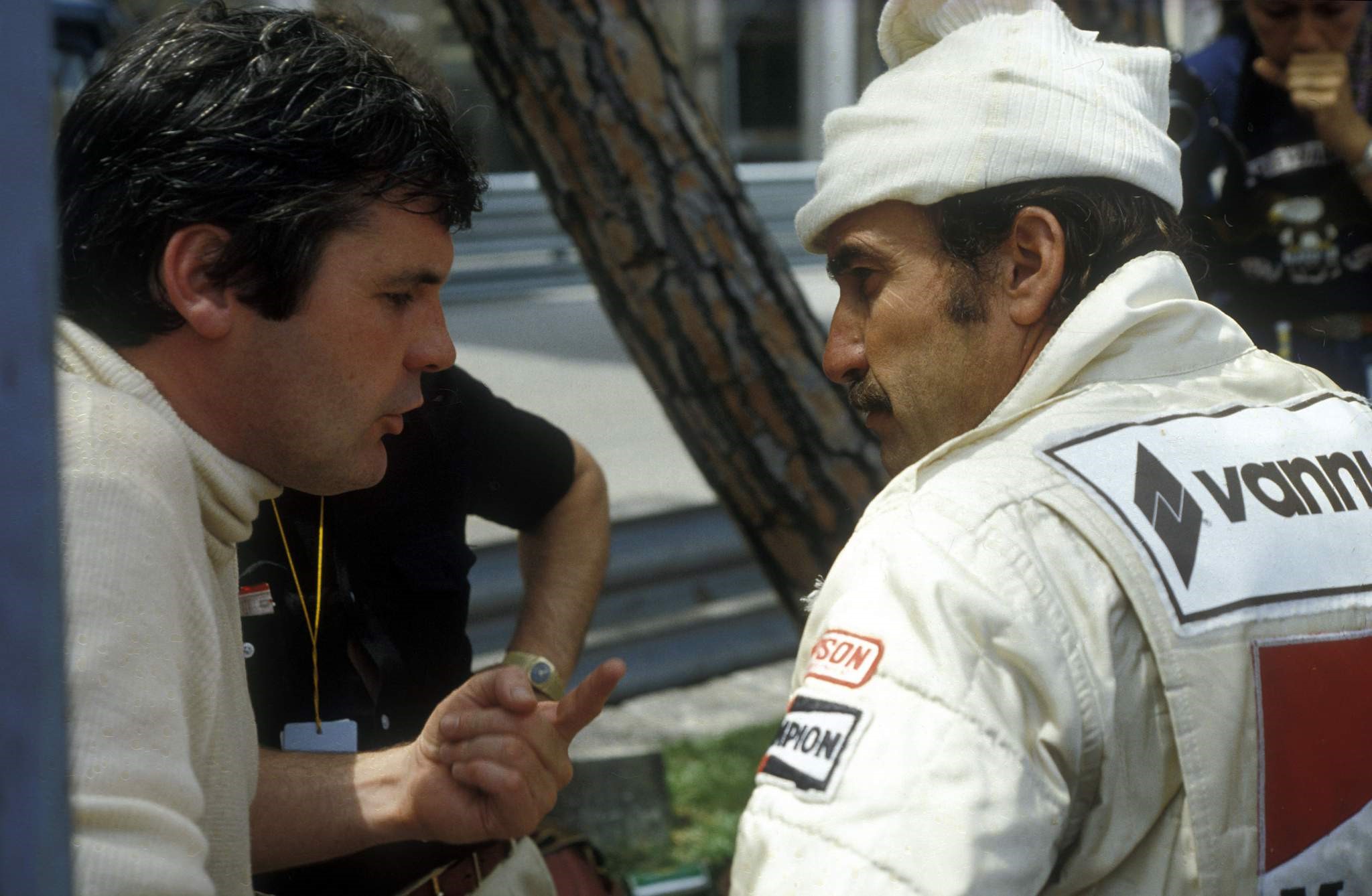 Alan Jones and Clay Regazzoni.
