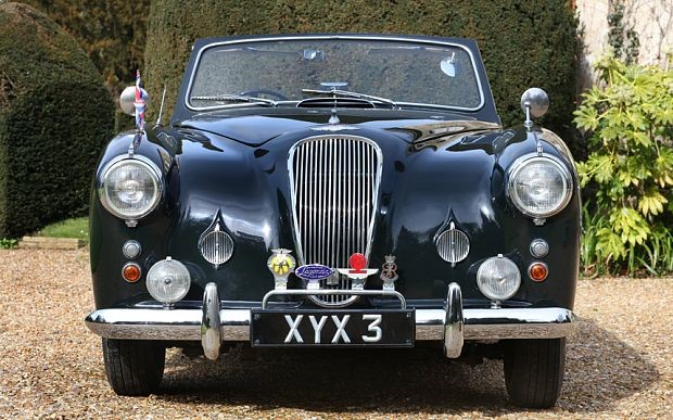 Prince Philip's 1954 Lagonda car sold at auction.