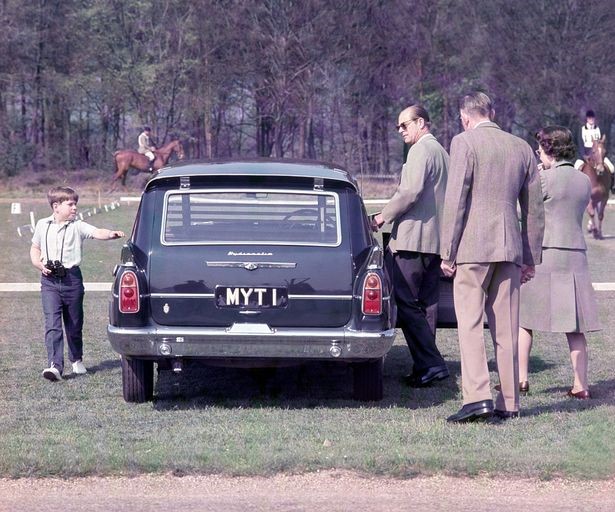 Philip on a family day out at the Windsor Horse Trials in 1968.