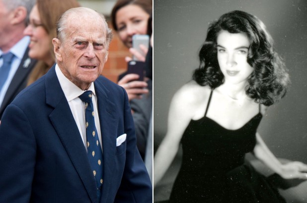 Prince Philip and Serena French. 