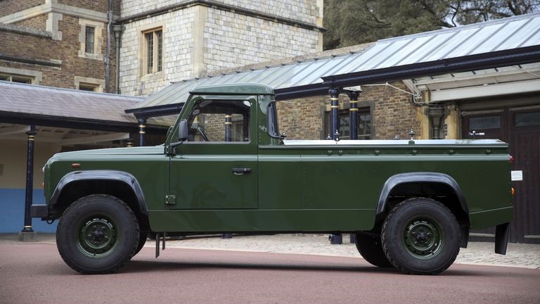 Prince Philip funeral custom made Land Rover, designed by Duke of Edinburgh, revealed ahead of funeral.