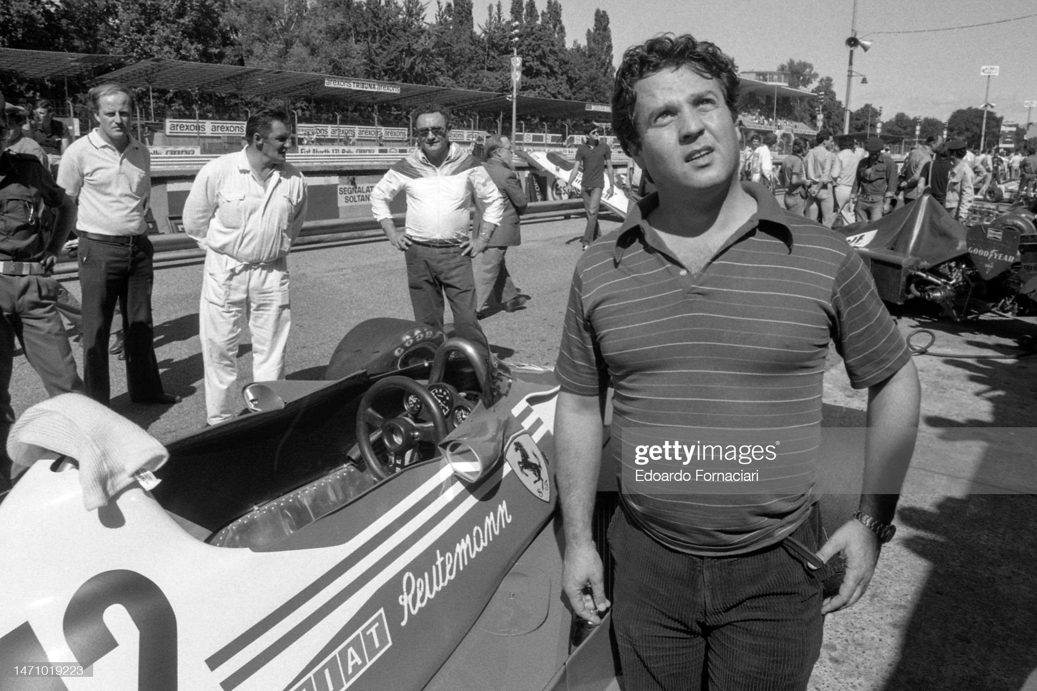 Renato Pozzetto during the F1 Italian Grand Prix in Monza on 10 September 1977. 