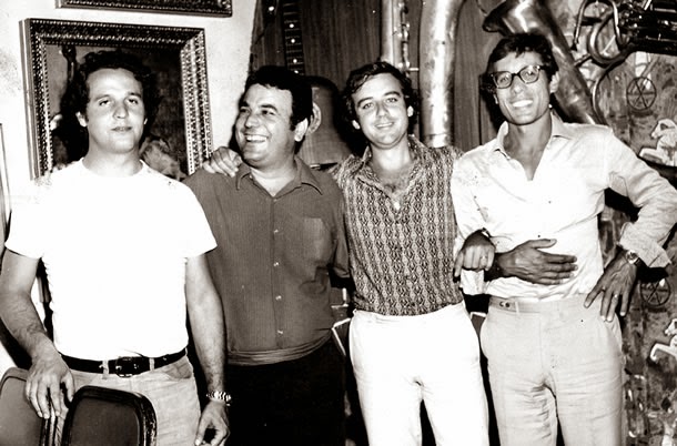 Cochi and Renato with Enzo Jannacci.
