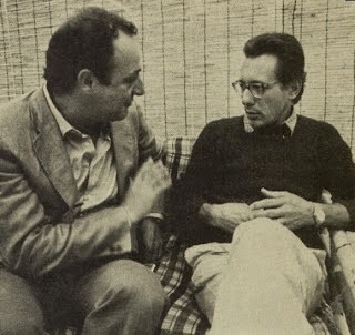 Enzo Jannacci with Beppe Viola.