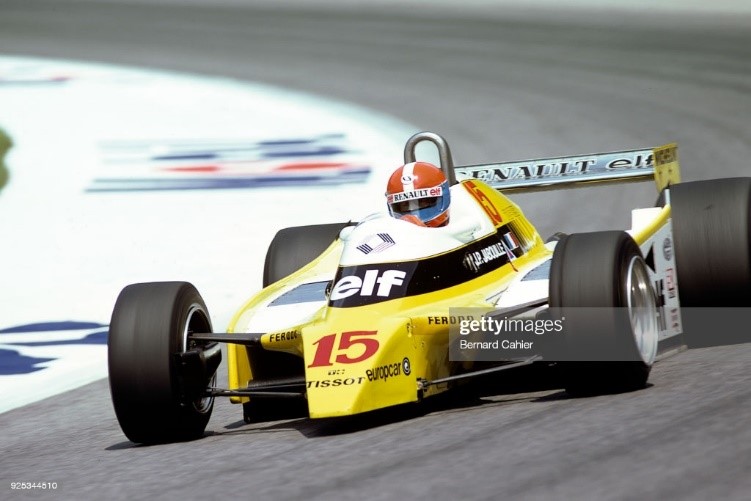 Jean Pierre Jabouille, Renault RE 20, Grand Prix of Austria on 17 August 1980. 