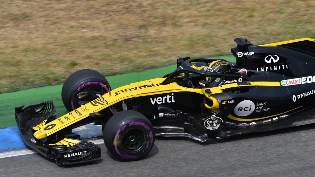 A Renault F1 in 2018.