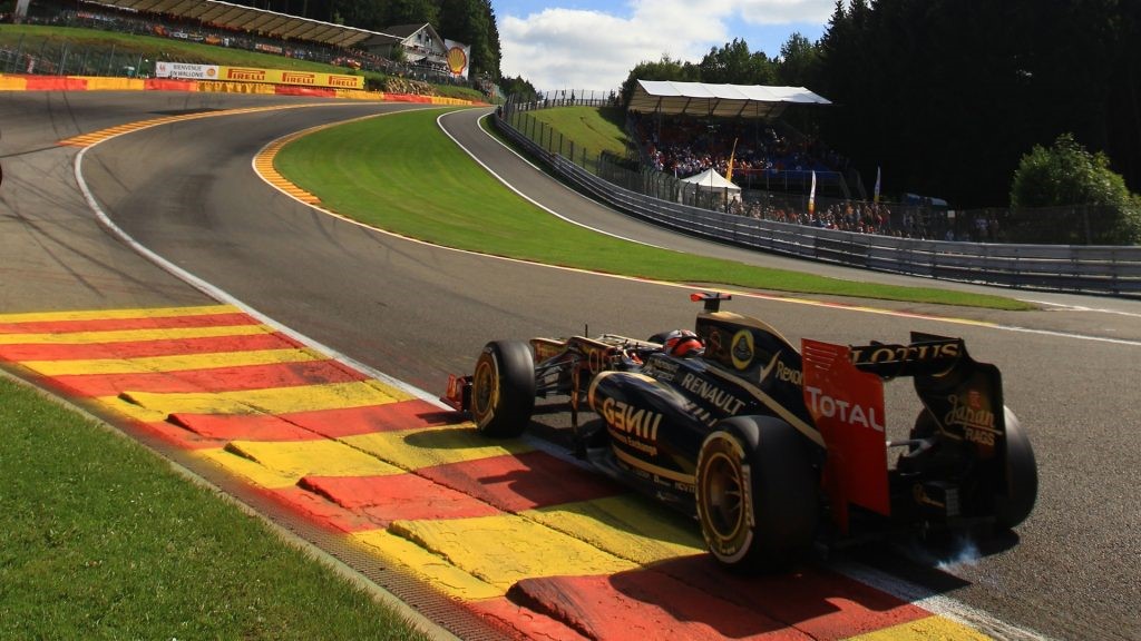 A Lotus Renault F1 in 2012.