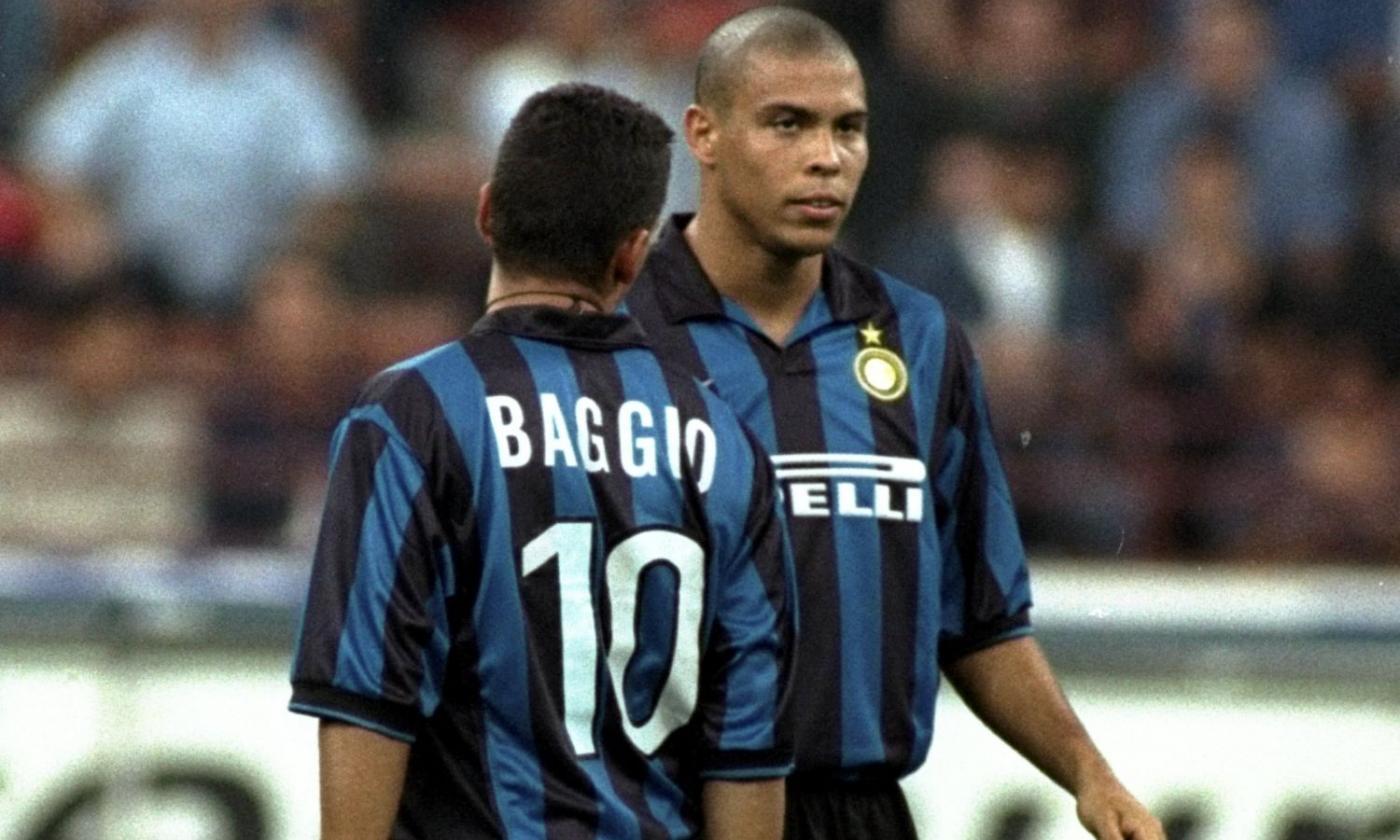Baggio and Ronaldo at Inter Milan.