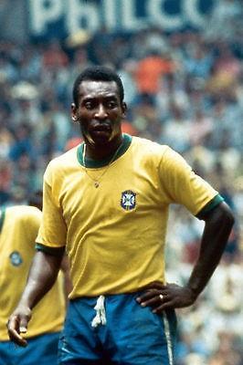 Pele’ at the World Cup final in 1970.