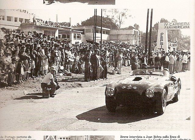 Chinetti – de Portago, Ferrari 375 MM, Carrera Panamericana, 1953.