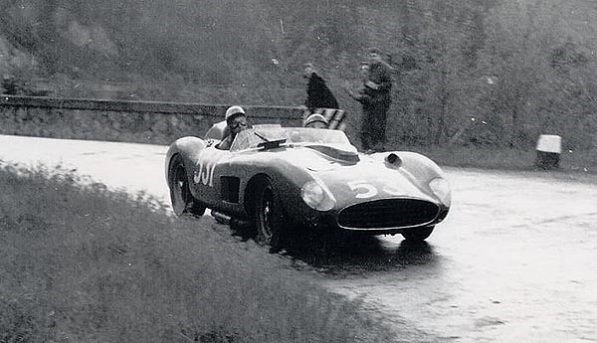 A car at the Mille Miglia.