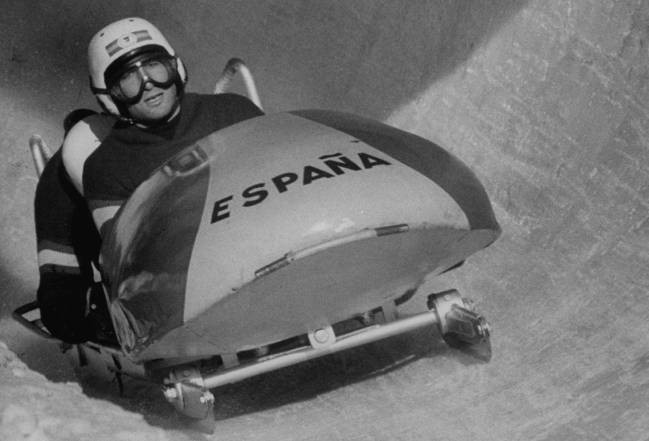 Alfonso de Portago at the 1956 Winter Olympics.