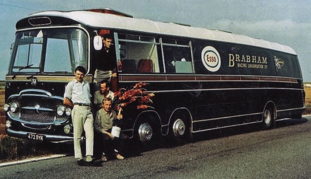 Ron Tauranac and the Brabham bus.