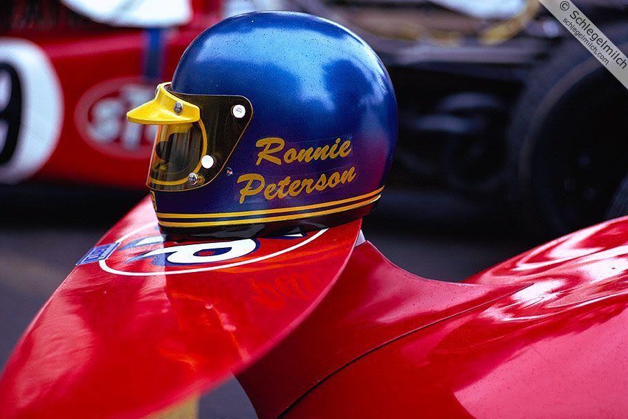 Ronnie Peterson's racing helmet