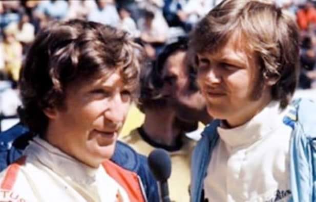 Ronnie Peterson with Jochen Rindt circa 1965.