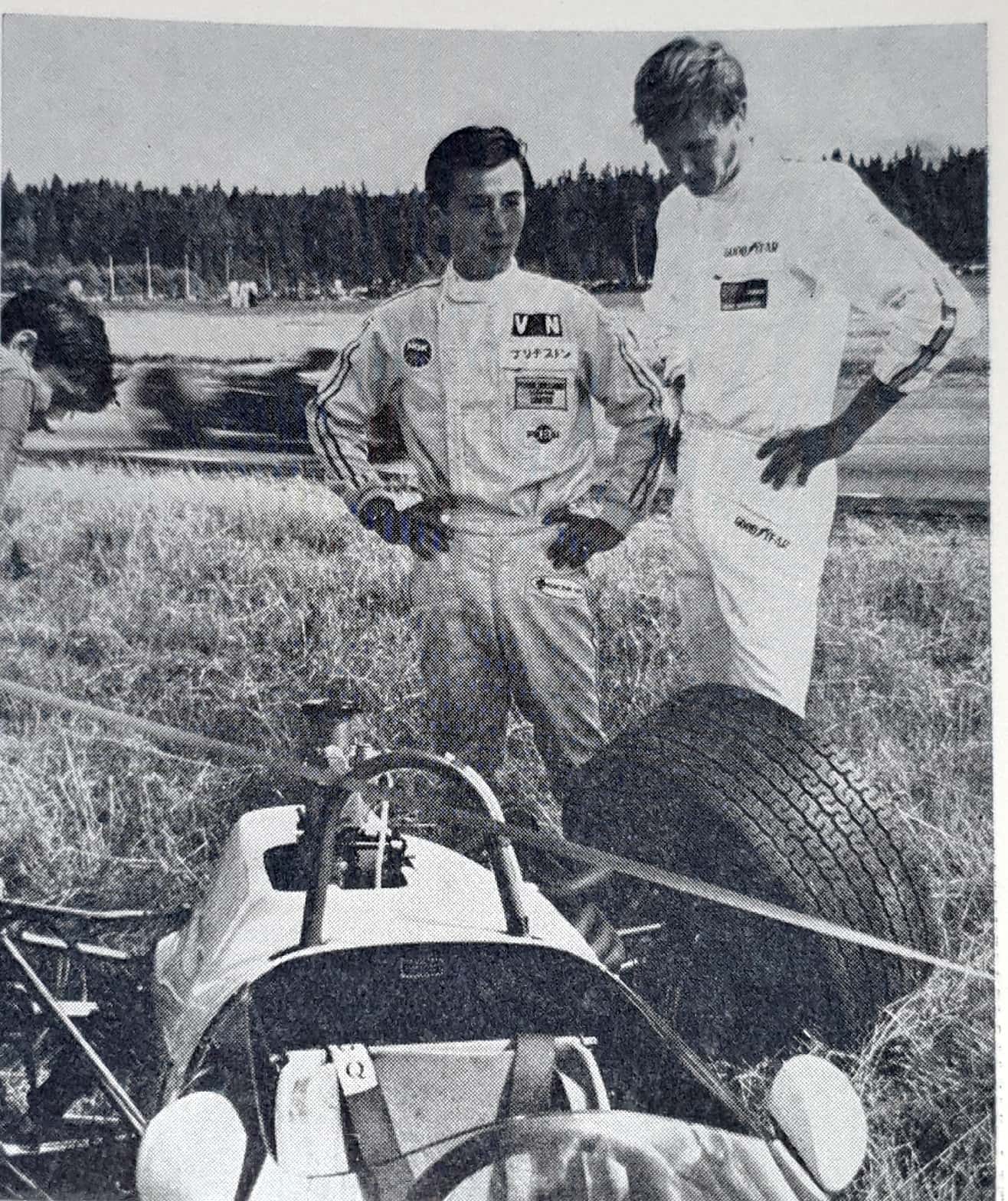 Ronnie and Ikuzawa at the Kanonloppet in 1968.