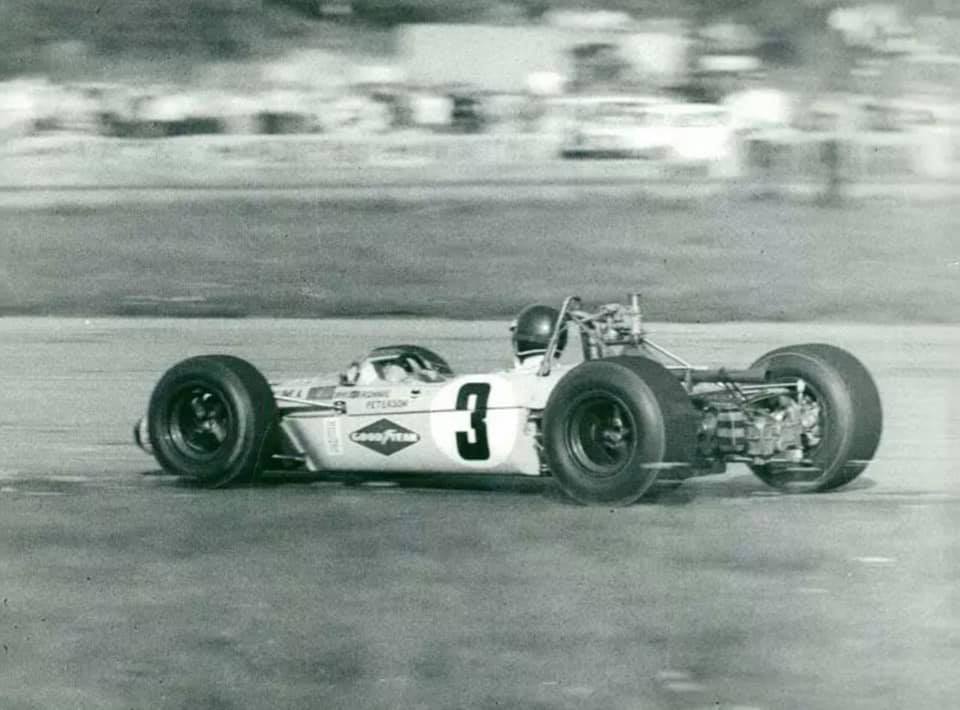 Ronnie Peterson, Tecno-Novamotor Ford 69 Formula 3, at Skarpnäck, Stockholm, in 1969.