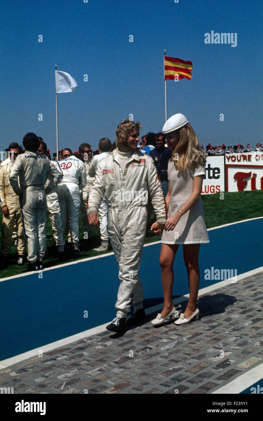 Reine Wisell at the Questor Grand Prix at the Ontario Motor Speedway in California, USA, on 28 March 1971.