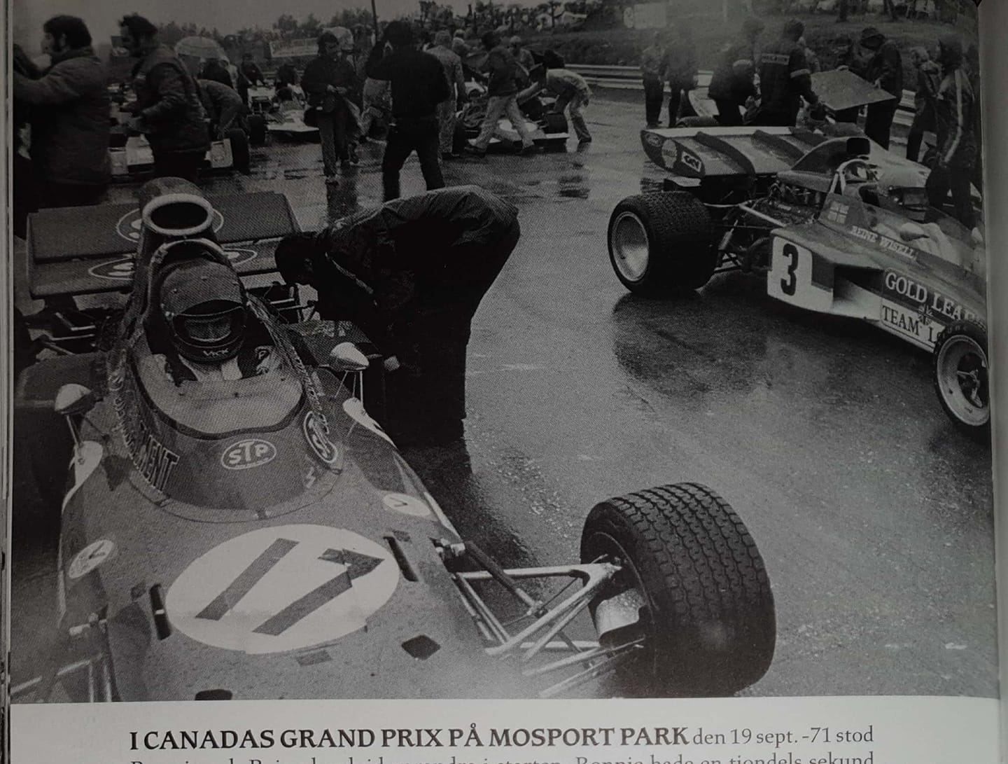 Ronnie and Reine at Mosport Park, Canada, circa on 19 September 1971.