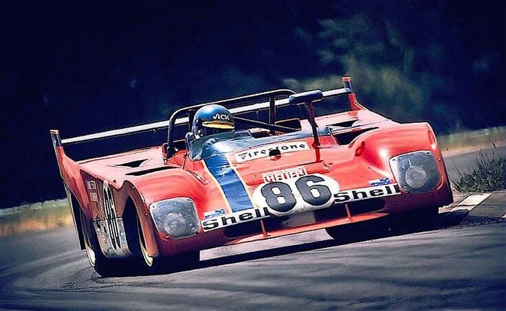 Ronnie Peterson, Ferrari 312PB, in 1972.