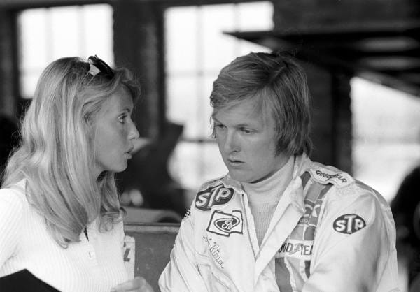 Ronnie and Barbro Peterson at Kyalami, South Africa, on 04 March 1972.