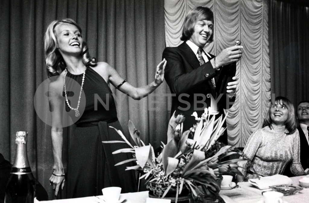 Ronnie and Barbro Peterson on 14 February 1973. 
