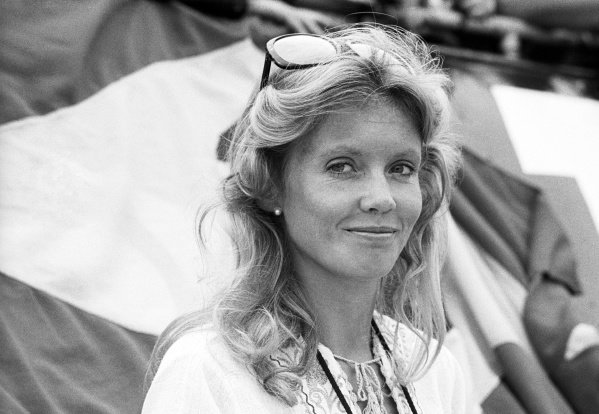 Barbro Peterson at the British Grand Prix in Silverstone, England, on 14 July 1973. 